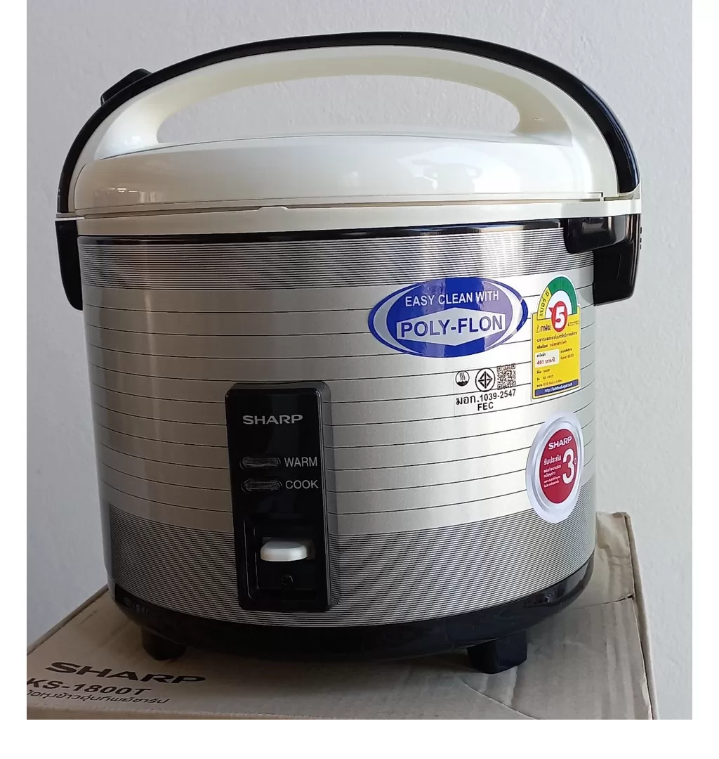 Nồi cơm điện nắp gài Sharp KS 1800T Thái Lan