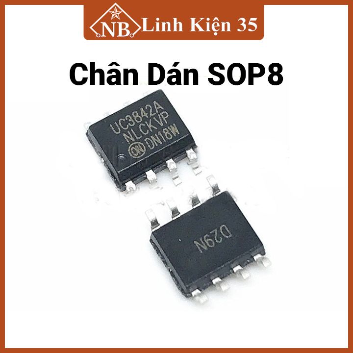 Ic uc3842 sop8 / dip8 - điều khiển chế độ hiện tại ngoại tuyến