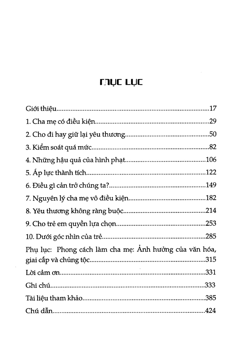 Cha Mẹ Vô Điều Kiện