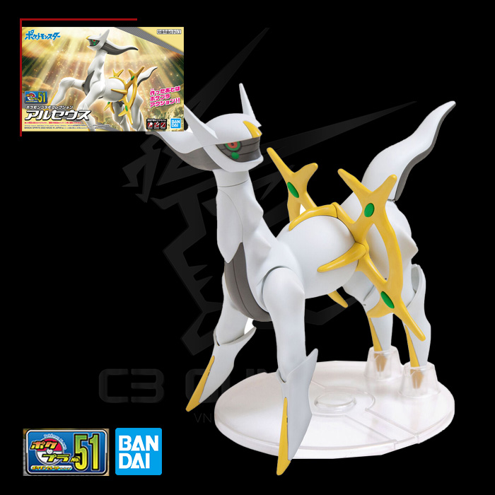 Mô hình pokemon plastic model collection 051 arceus pokemon plamo đồ chơi lắp ráp gunpla chính hãng nhật bản