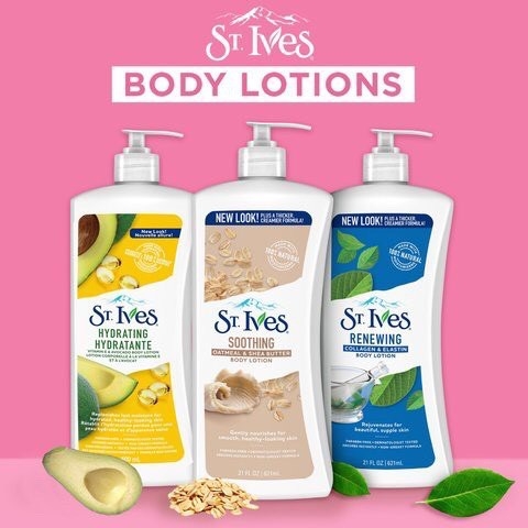 (Mẫu mới) Sữa Dưỡng Thể Toàn Thân STIVES 621ml