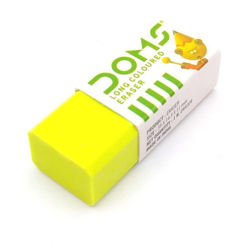 Gôm DOMS Long Coloured 3470 - Màu Vàng