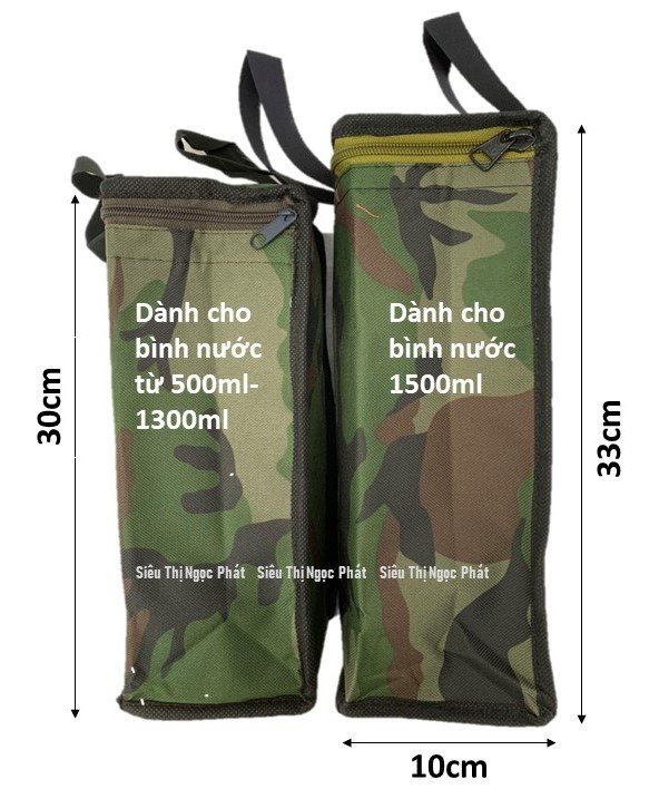 TÚI GIỮ NHIỆT dày đựng bình nước 1300ml & 1500ml