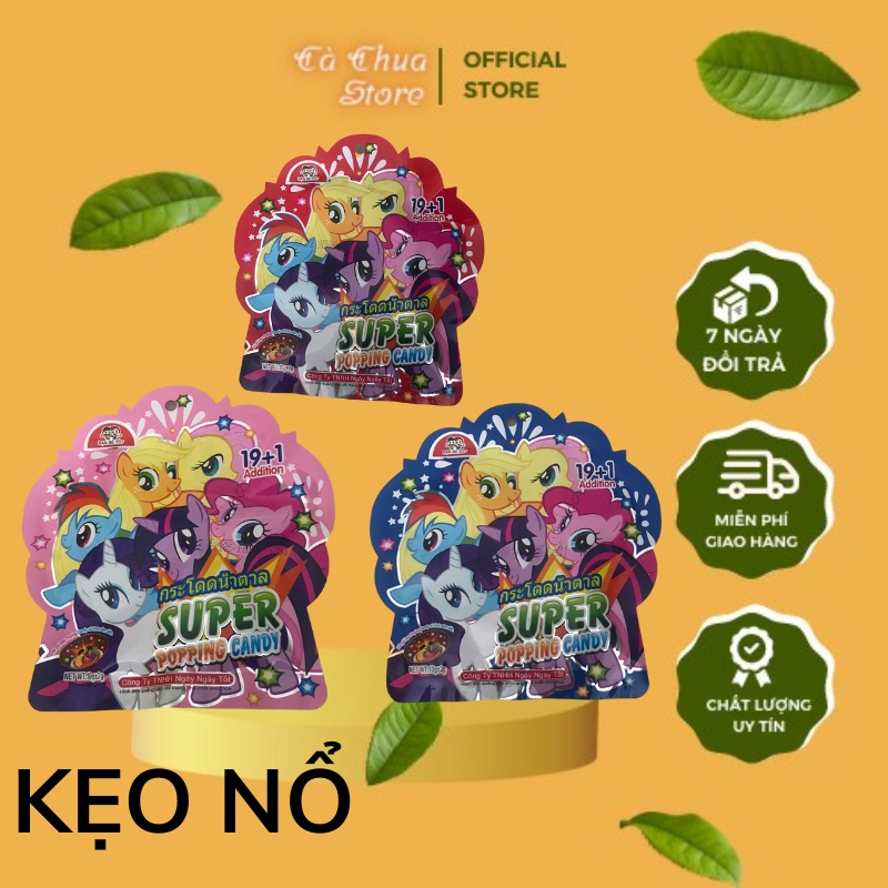 [ Combo 2 gói ] Kẹo Nổ SUPER POPPING CANDY - Bịch 10g