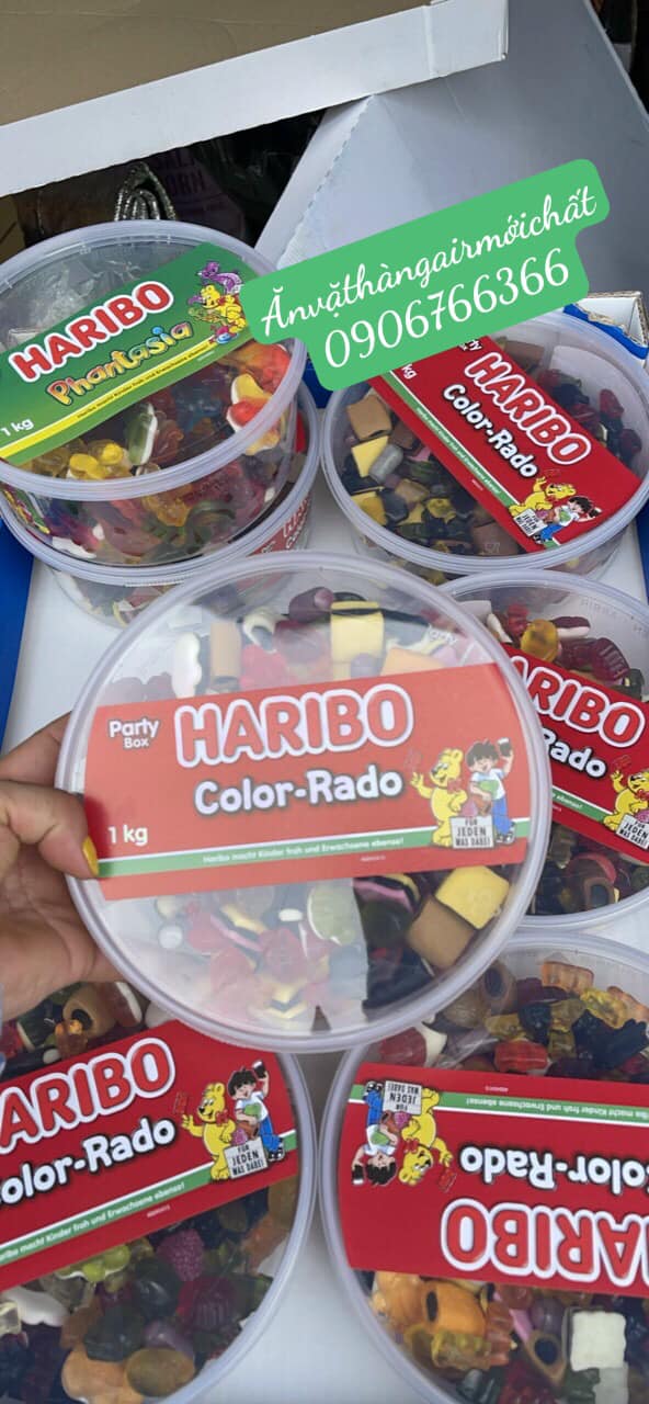[Tổng Hợp Date 2027]Kẹo Dẻo Trái Cây Haribo Đức Đủ Loại