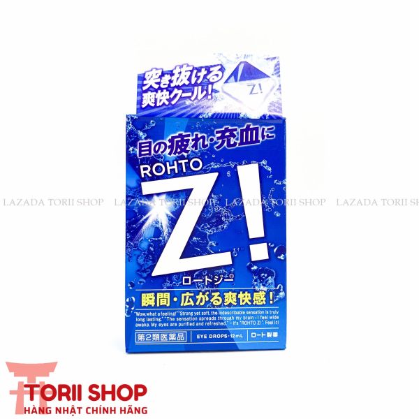 Nước nhỏ mắt V-Rohto Z 12ml siêu mát lạnh hàng Nhật chính hãng | Nhỏ mắt siêu làm mát Rohto Z! hiệu quả thư giãn ngay tức thì, bảo vệ mắt bởi tia cực tím, cấp độ làm mát level 8