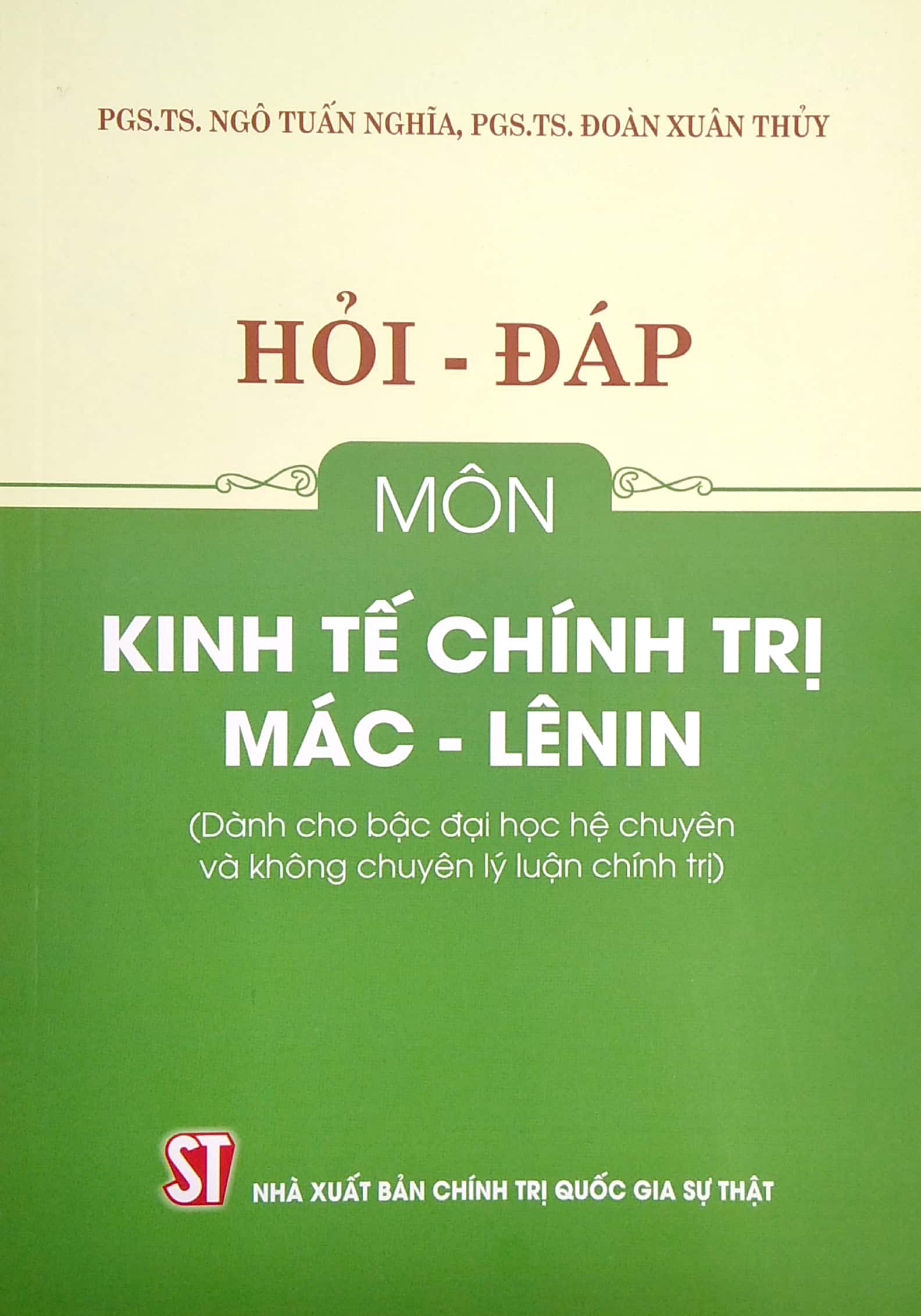 Hỏi đáp môn kinh tế chính trị mác - lê nin