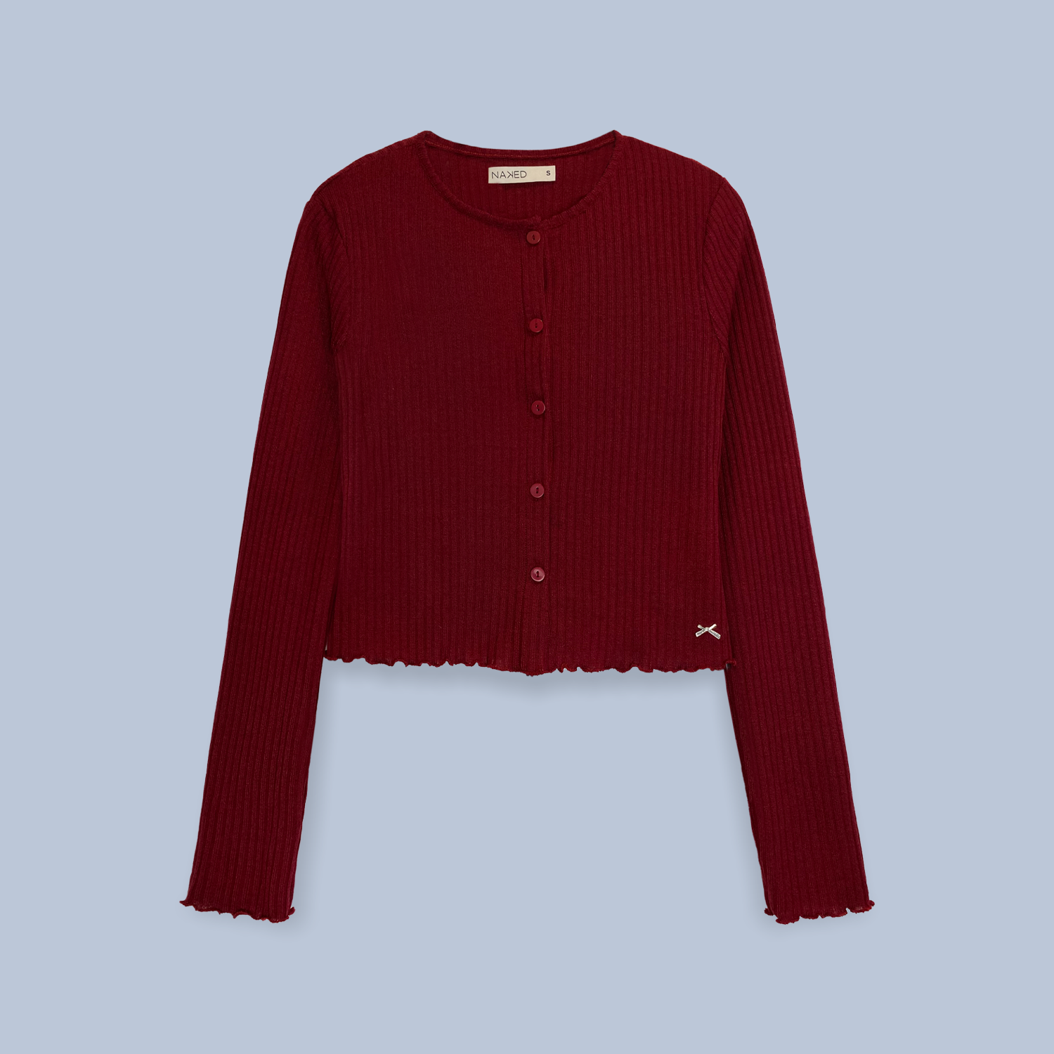 Áo Cardigan cài khuy đính nơ NAKED by V - Maddy Cardigan