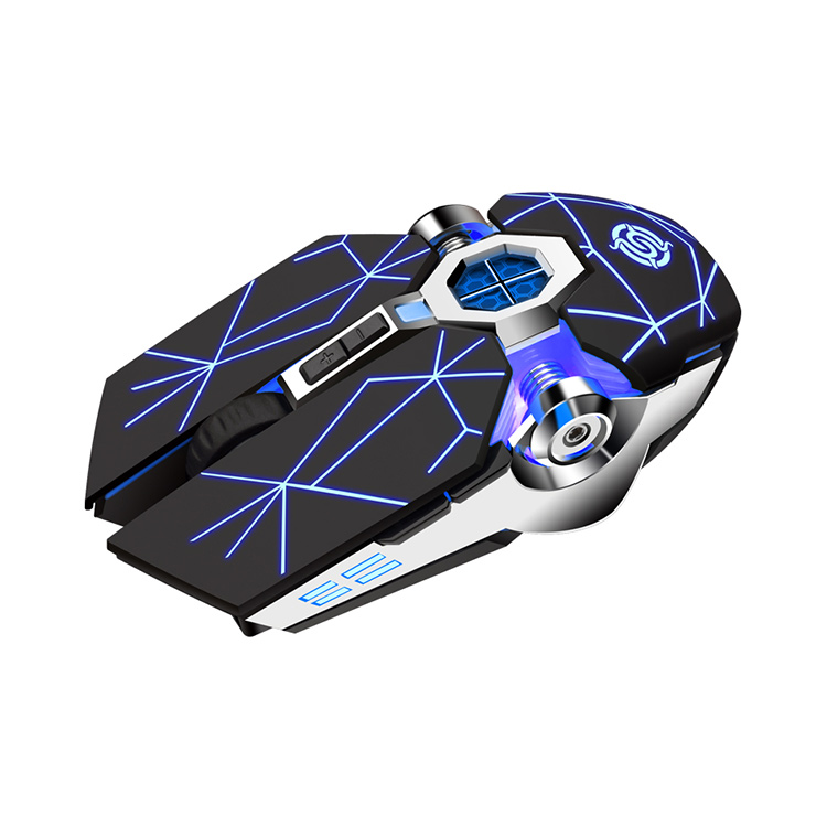 Chuột không dây chuyên game pin sạc led 7 màu a7 chuột đỉnh cho dân pubg & fps
