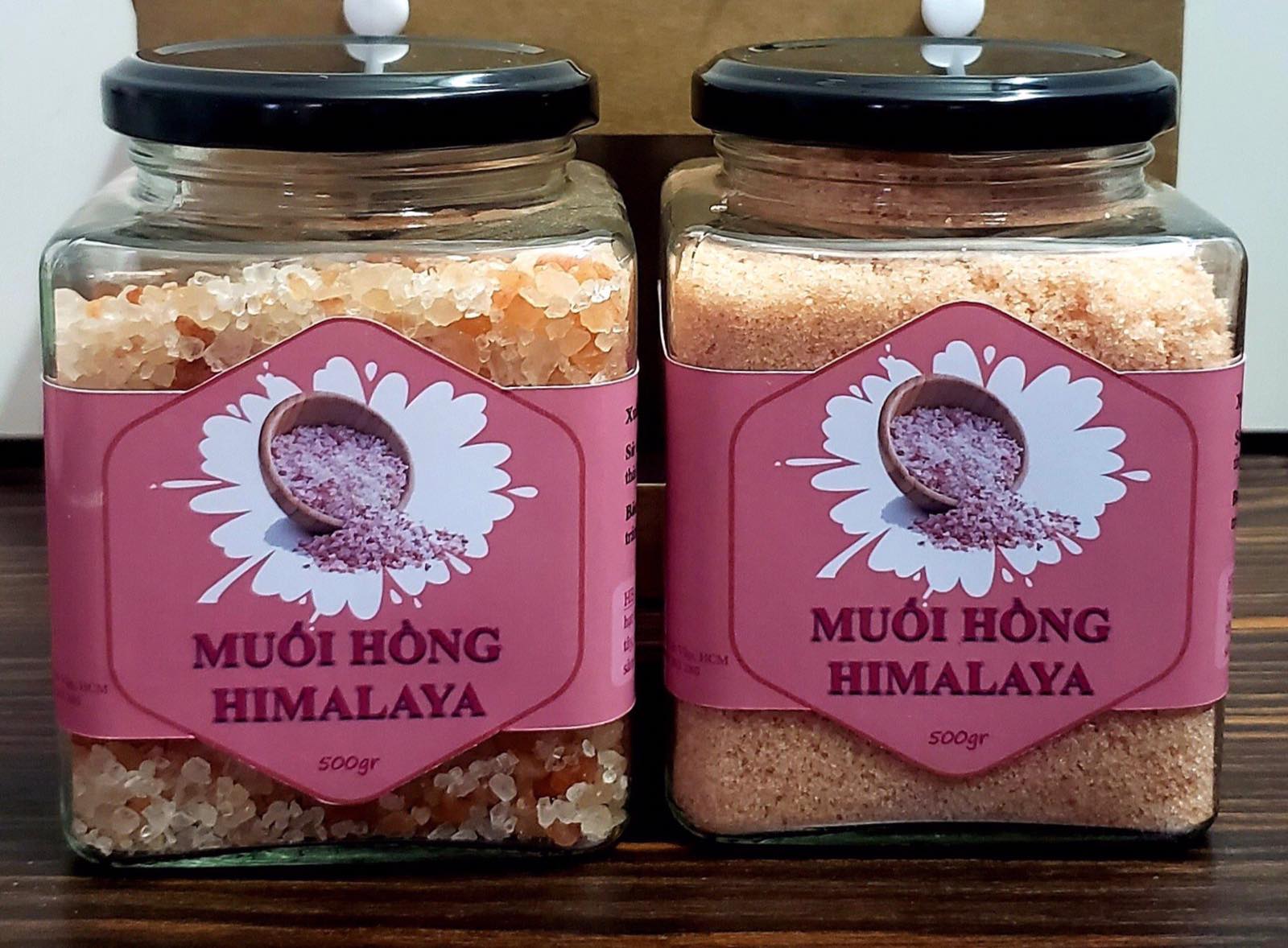 [HCM]Muối Hồng Himalaya - Hũ thủy tinh 500g