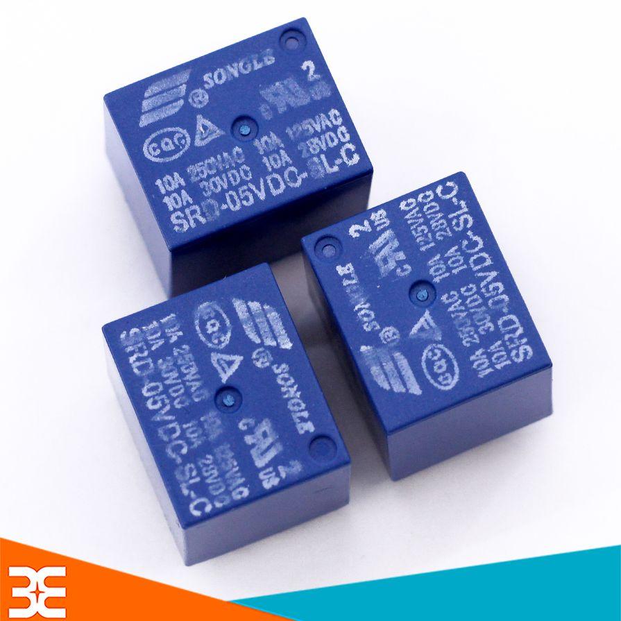 Combo 3 Chiếc Relay Songle SRD 5P 10A 5VDC