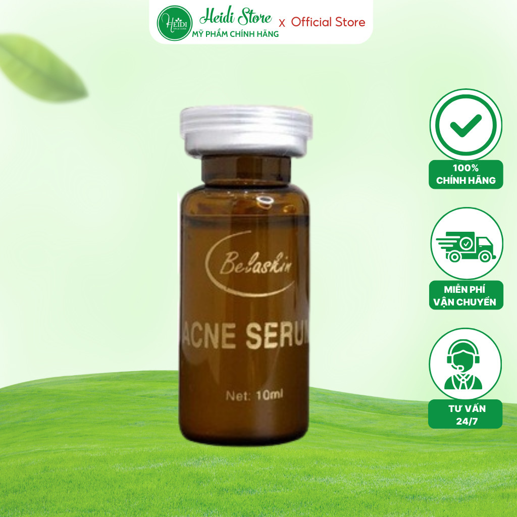 Serum mụn giúp giảm mụn ẩn, mụn bít tắc, kiềm dầu, mờ thâm mụn belaskin 10ml