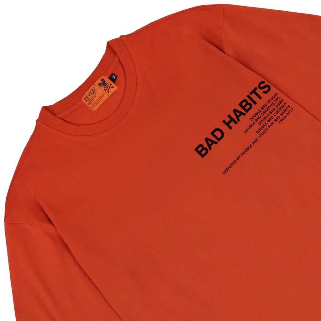 →Áo thun Bad Habits Basicism Cam