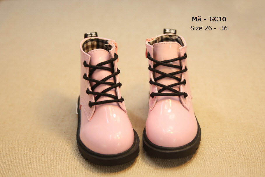 Bốt cổ cao bé gái 3 - 10 tuổi GC10