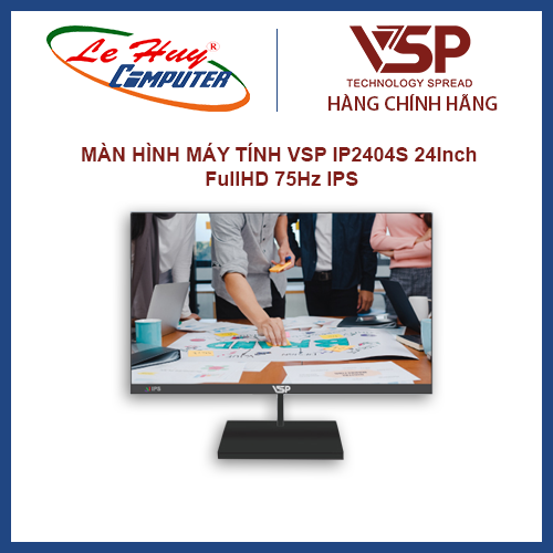 Màn hình máy tính vsp ip2404s 24inch fullhd 75hz ips