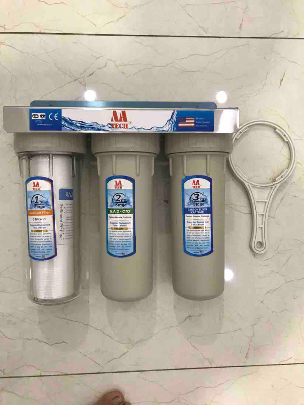 Bộ lọc nước sinh hoạt tại chậu rửa