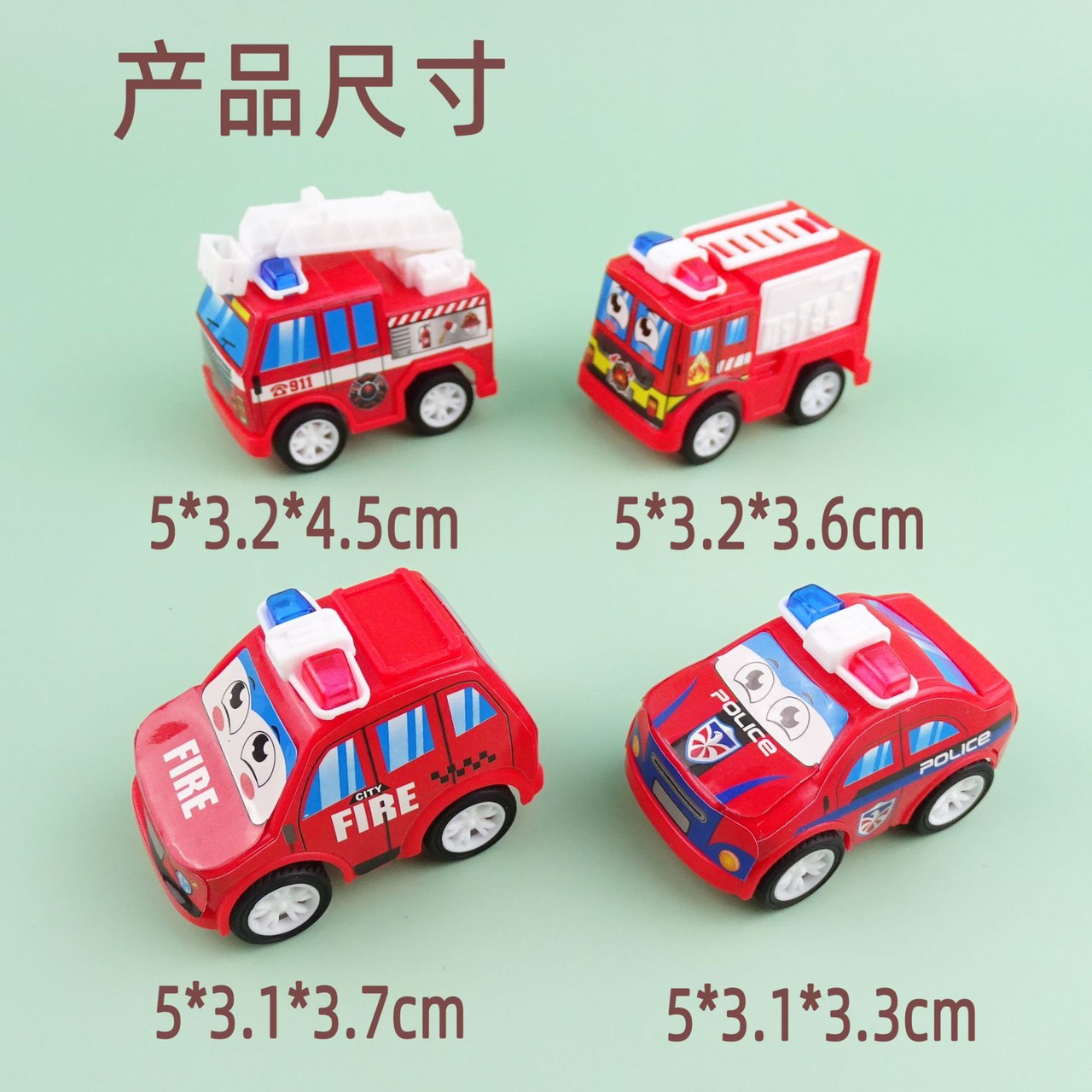 Xe chạy cót mini màu đỏ dễ thương cho bé, đồ chơi cho bé