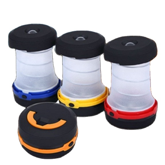 Gon foldable boys torch 3 PCs 2A 3 modes battery-super bright flashlight-mini flashlight-handheld cam-Storm Light