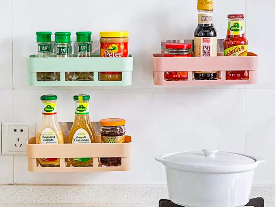 [HCM]Kệ dán tường nhà tắm  phòng bếp đa năng