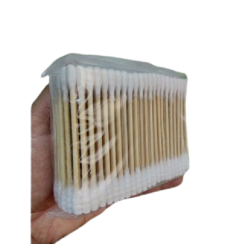 Lốc 12 bịch tăm bông Sky thân gỗ