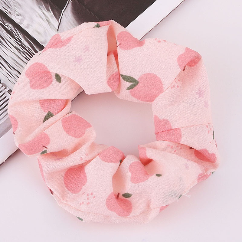Scrunchies dây cột tóc hoa quả loại to đẹp
