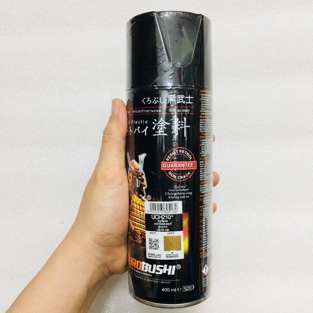 Sơn xịt samurai - sơn lót bề mặt uch210