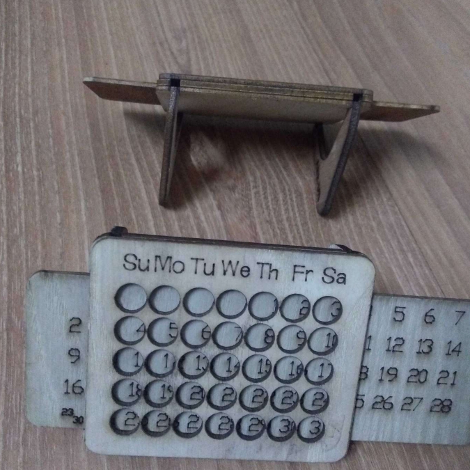 lịch gỗ vạn niên