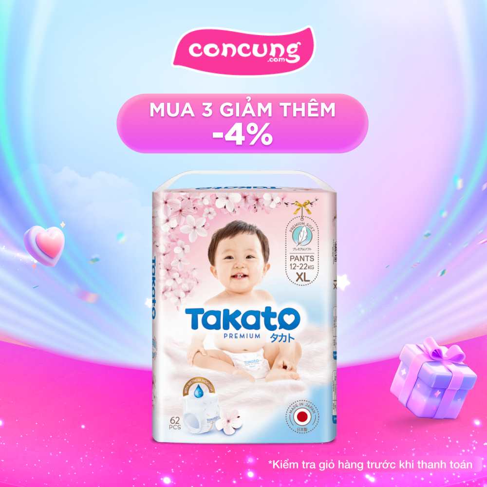 Tã quần Nhật Bản Takato siêu mềm mại