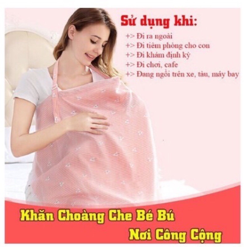 Khăn choàng cho bé bú, áo choàng cho con bú