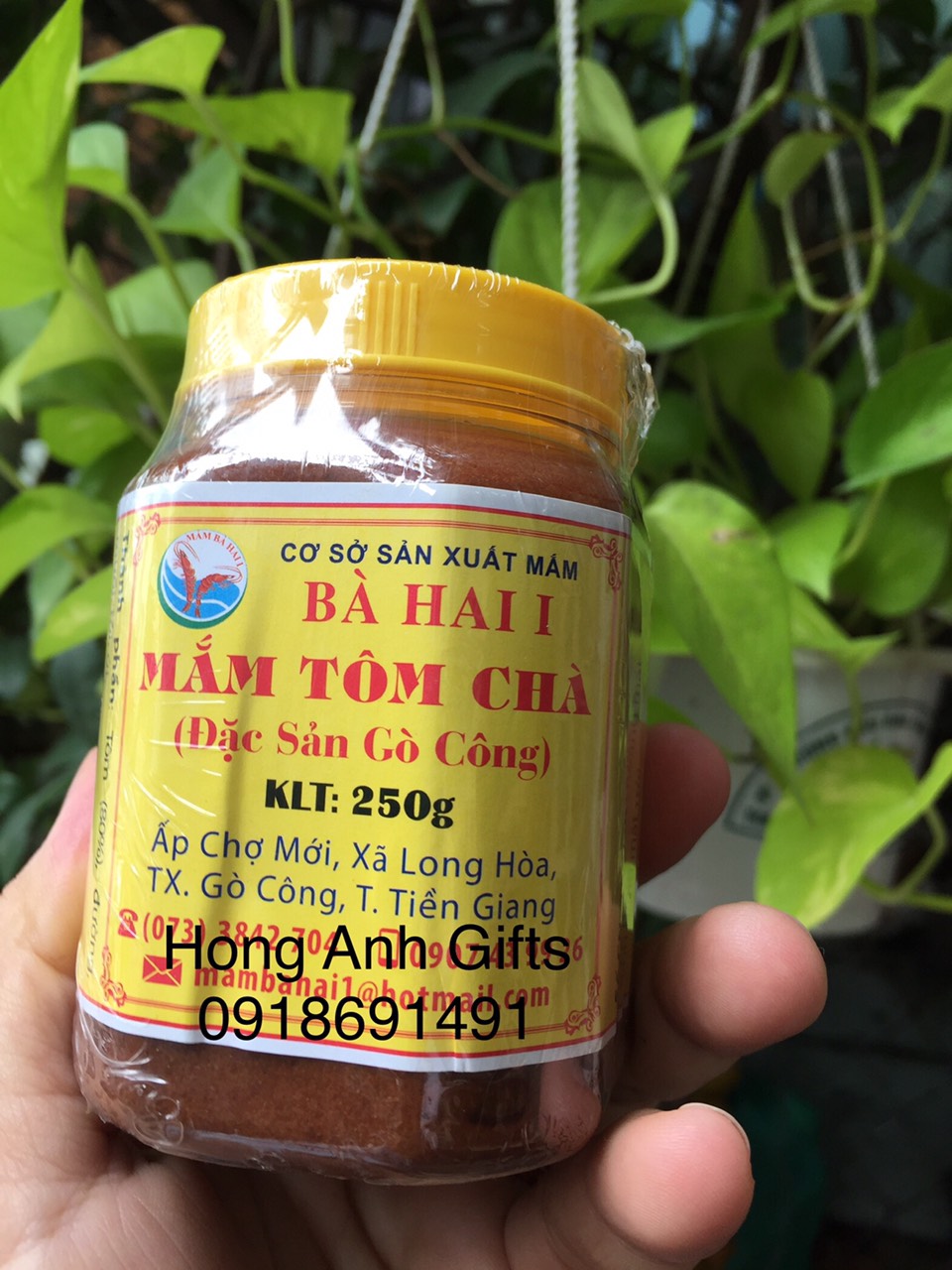 MẮM TÔM CHÀ BÀ HAI GÒ CÔNG - hủ 250g