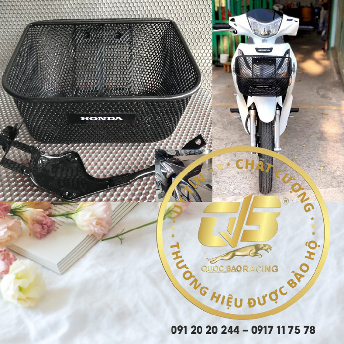 Combo 3món rổ kiểu thái gắn xe future 125 led đời 2018 - 2022 bh 1 đổi 1