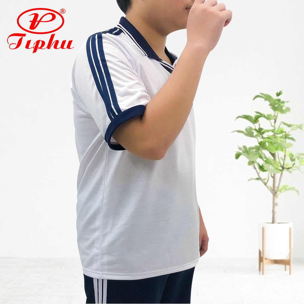 Áo thun trắng, đồ thể dục thể thao nam nữ các cấp, chất liệu thun cotton co giãn, hút mồ hôi tốt, big size tới 95kg