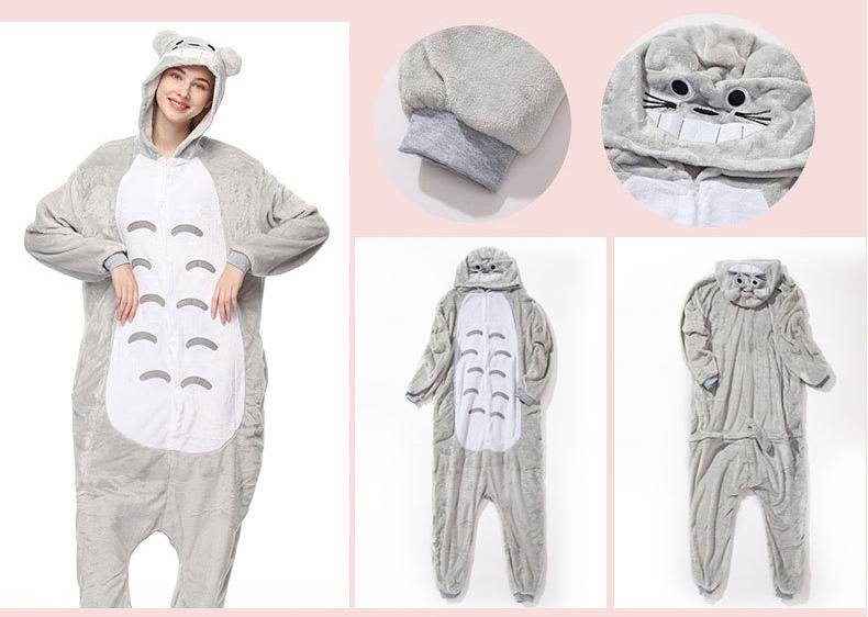 Bộ Đồ Thú Pijama Totoro Người Lớn, Trẻ Con