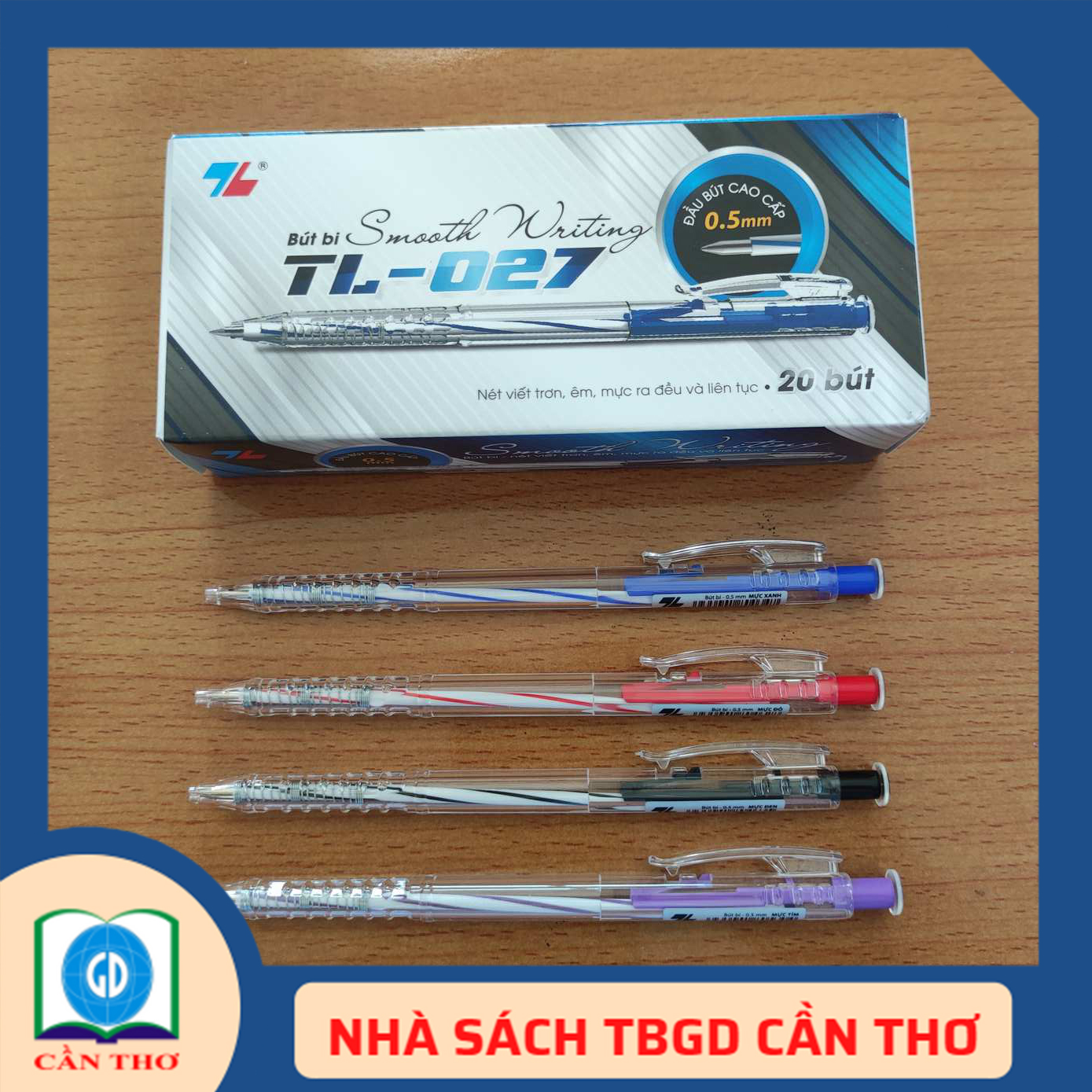 Bút Bi Thiên Long TL-027 (Hộp 20 cây)