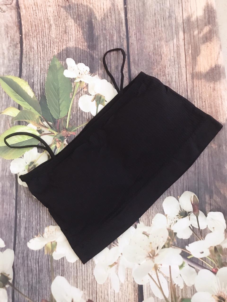 [HCM]Áo Bra 2 dây chất thun dệt
