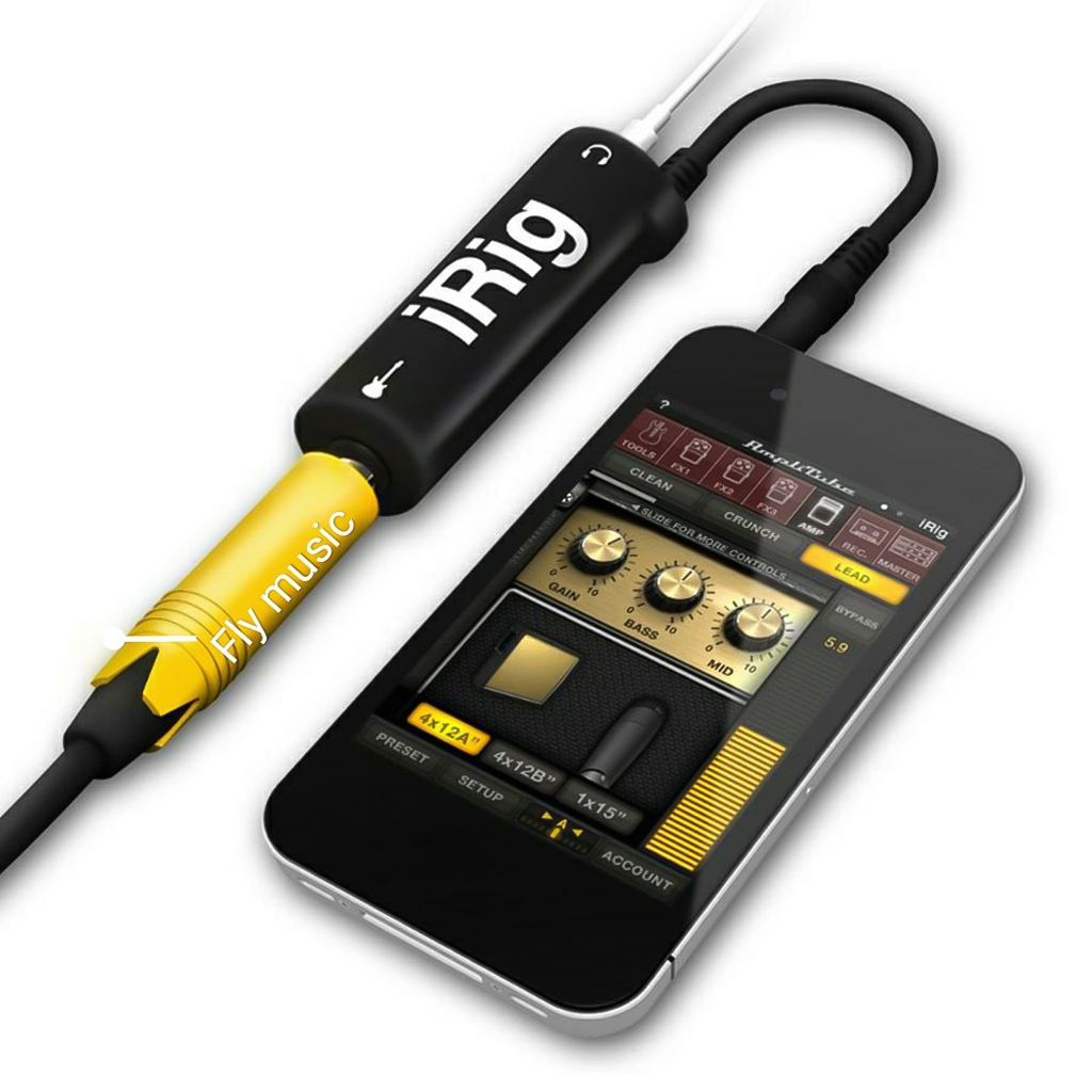 irig thiết bị thu âm dùng cho Điện Thoại và các thiết bị di động Hỗ trợ phần mềm điện thoại Android và IOS Có Thể dùng Test tone đàn Guitare
