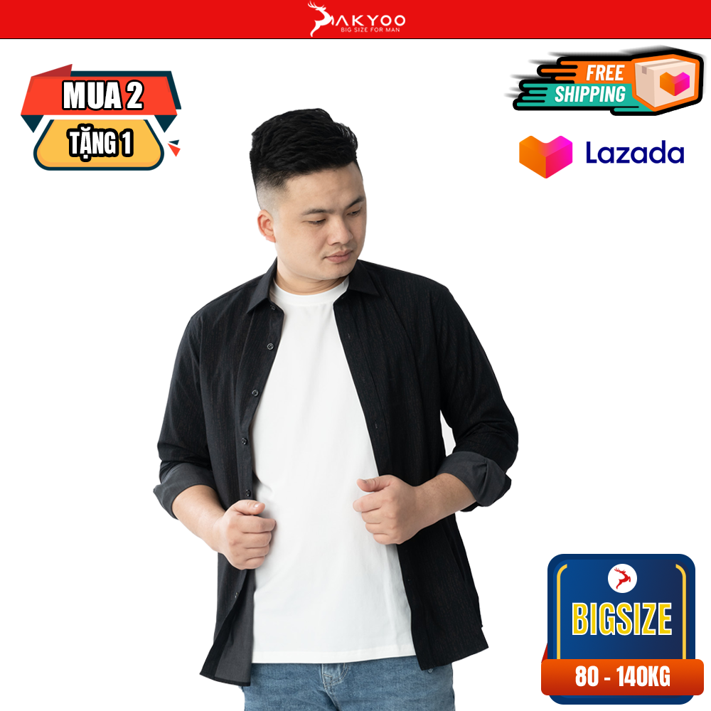 AKYOO Áo Sơ Mi Nam Dài Tay Họa&hellip;