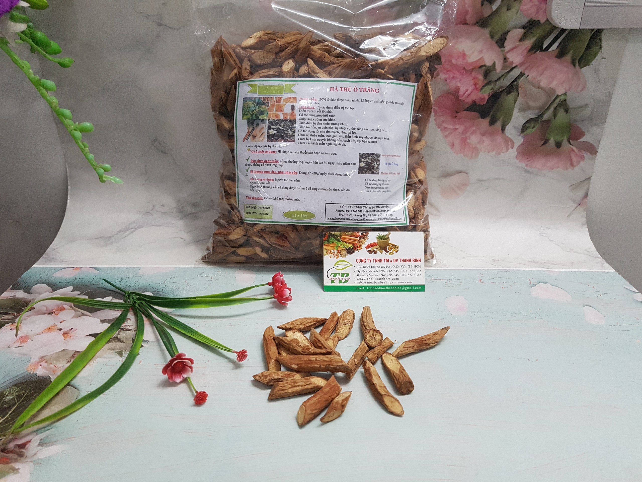 Hà Thủ Ô Trắng 100G - Hàng Loại 1