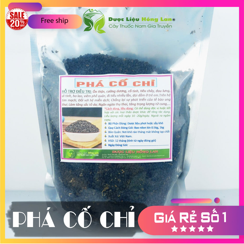 ✅[Thượng hạng] 100G Phá Cố Chỉ (Bổ Cốt Chỉ) khô sạch loại 1