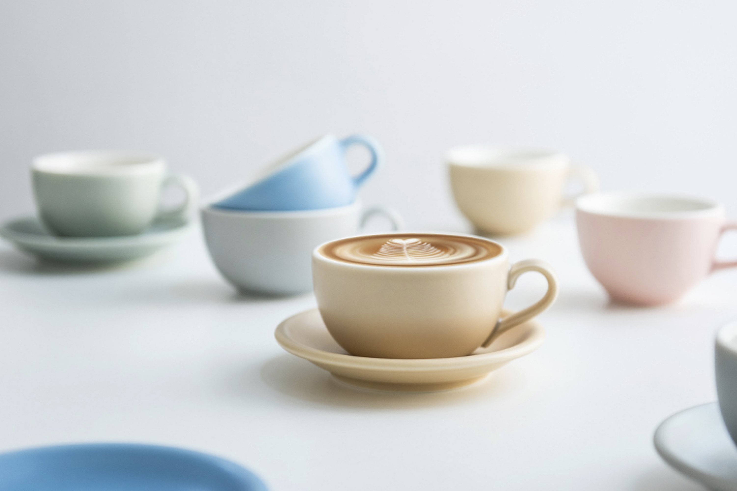 Ly sứ Origami Latte Bowl 250ml uống trà cà phê