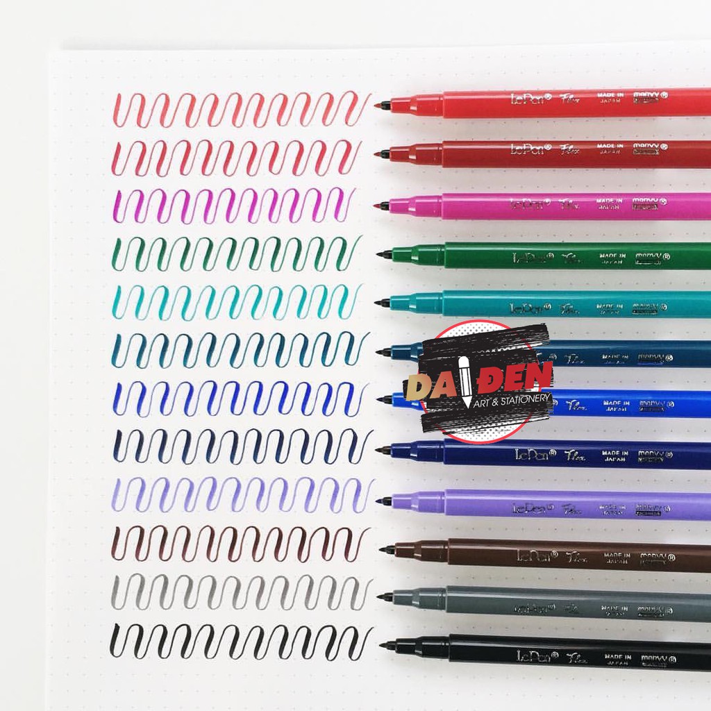 [HCM]Bút LePen Flex Đầu Brush Marvy 4800