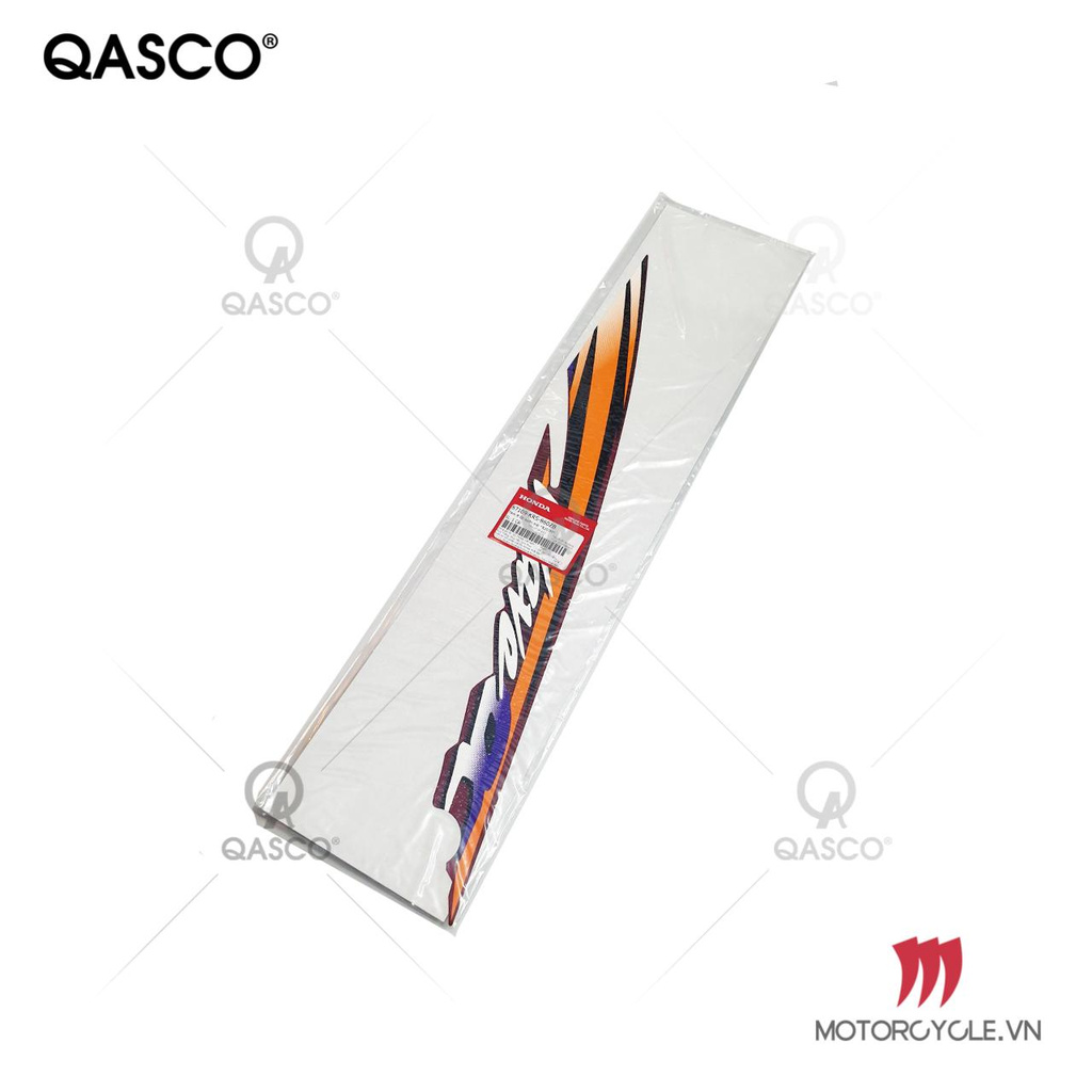 Tem B ốp sườn trái HONDA WAVE ALPHA (87109KRS860ZB) QASCO