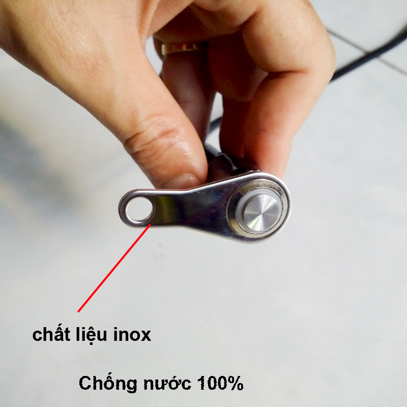 Công Tắc Led inox chân ốc cho xe máy NK071