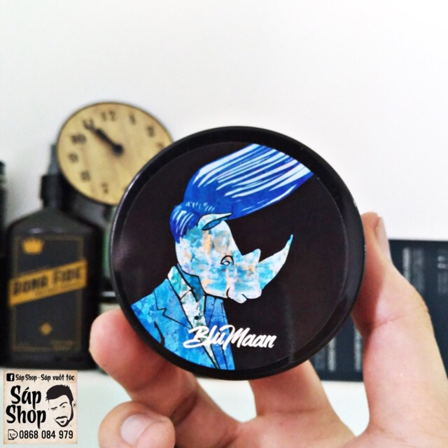 Sáp Vuốt Tóc Nam BluMaan (Bản Tê Giác Xanh )
