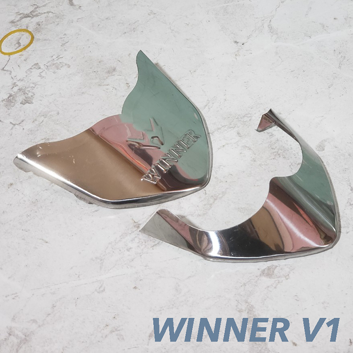 BỘ MỎ ĐUÔI DÈ XE WINNER V1 INOX