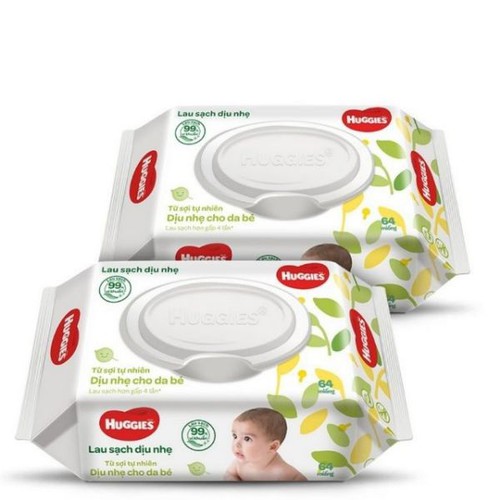 Khăn giấy ướt Clean Care Huggies 64 Miếng