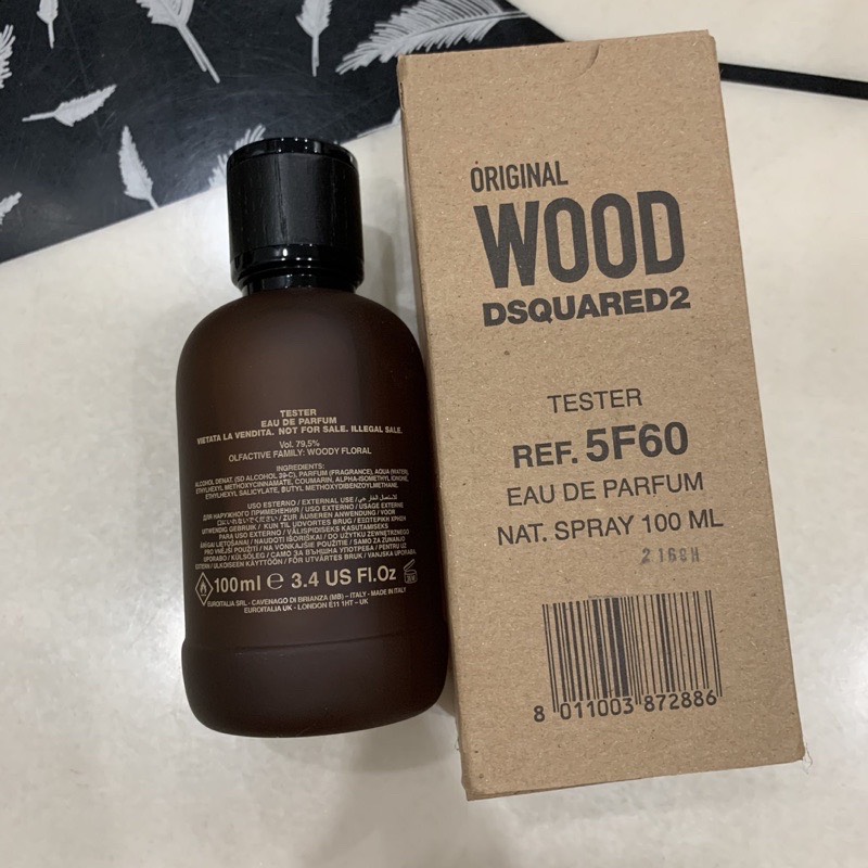 Nước hoa nam Dsquared2 Original Wood EDP 100ml Tesster