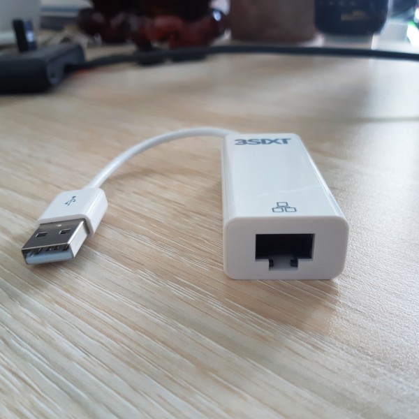 Bảng giá [Chính hãng + FREE SHIP] Cáp chuyển USB 2.0 ETHERNET ADAPTER 3SIXT Phong Vũ