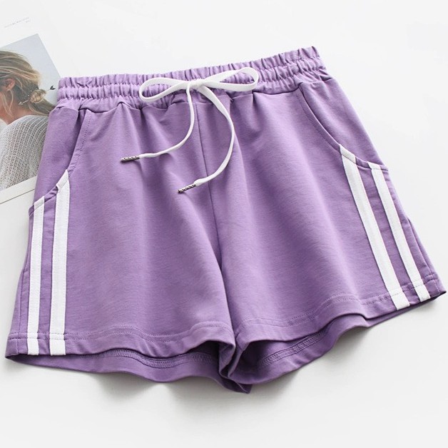 [RẺ VÔ ĐỊCH+FREESHIP MAX 15K] QUẦN ĐÙI COTTON MỀM MẠI CO GIÃN 2 SỌC , QUẦN SHORT COTTON  NỮ THỜI TRANH VÃI COTTON HÀNG CAO CẤP LOẠI 1