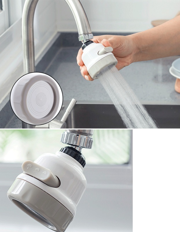 Đầu Vòi Rửa Chén TĂNG ÁP Mạnh 2 Chế Độ Nước RỬA ĐƯỢC MỌI VỊ TRÍ TRONG CHẬU, ĐẦU VÒI QUAY ĐƯỢC